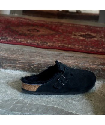 Birkenstock Boston Shearling Suede Leather suggérées chez