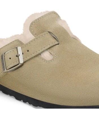 Birkenstock Boston Shearling Suede Leather pas chere