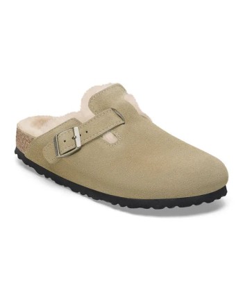 Birkenstock Boston Shearling Suede Leather pas chere