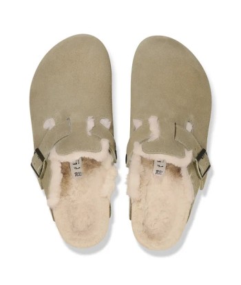 Birkenstock Boston Shearling Suede Leather pas chere