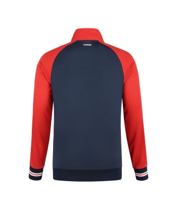 104230-402 | HERITAGE SPORT TRACKSUIT JACKET | NAVY / RED pas chere