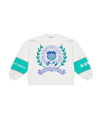 104358-100 | WILLY CREWNECK | WHITE Fin de série