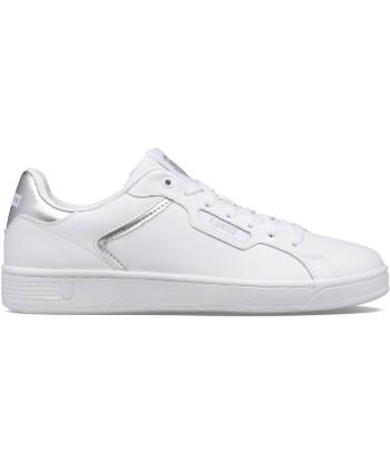 96347-110-M | WOMENS CLEAN COURT II CMF | WHITE/SILVER chez Cornerstreet bien 