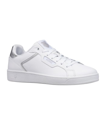 96347-110-M | WOMENS CLEAN COURT II CMF | WHITE/SILVER chez Cornerstreet bien 