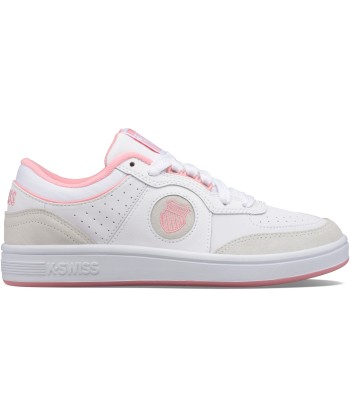 96802-973-M | WOMENS NORTH COURT | WHITE/FLAMINGO PINK votre