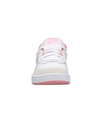 96802-973-M | WOMENS NORTH COURT | WHITE/FLAMINGO PINK votre