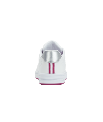 96599-111-M | COURT SHIELD | WHITE/FESTIVAL FUCHSIA/SILVER une grave pollution 