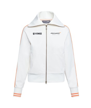 199354-156 | MCLAREN VINTAGE SOFT TRACK JACKET | WHITE rembourrage situé sous