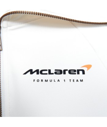 199354-156 | MCLAREN VINTAGE SOFT TRACK JACKET | WHITE rembourrage situé sous