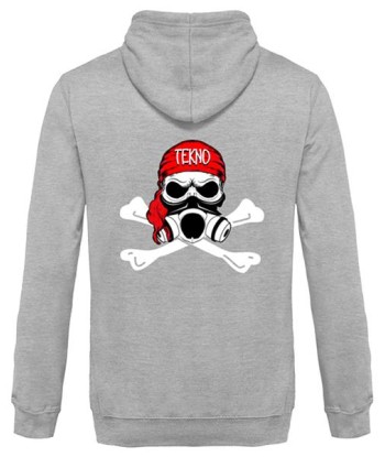 Tekno Pirate - Back Design - Unisex Hoodie france