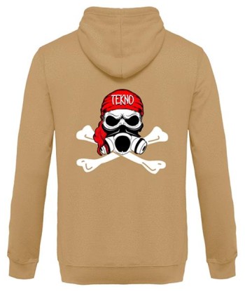 Tekno Pirate - Back Design - Unisex Hoodie france