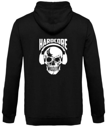 Hardcore - Back Design - Unisex Hoodie pas cher chine