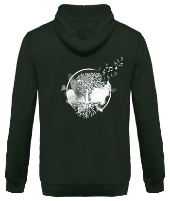 Tree of music- Back design - Unisex Hoodie de France