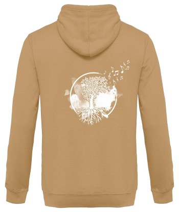 Tree of music- Back design - Unisex Hoodie de France