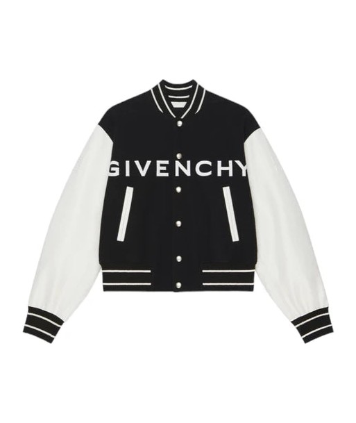 Blouson varsity GIVENCHY en laine et cuir hantent personnes