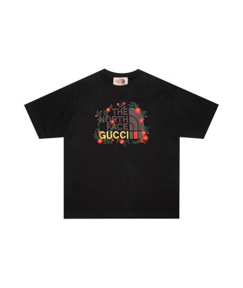 Gucci x north face t-shirt en coton 2023