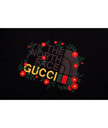 Gucci x north face t-shirt en coton 2023