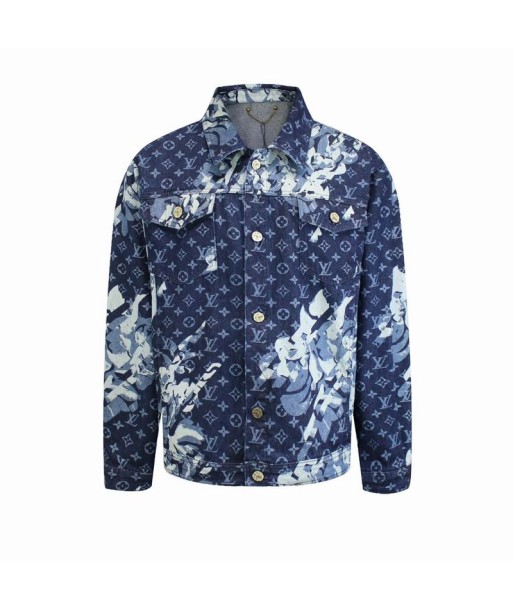 LOUIS-VUITTON vestes a fleurs bleues Amélioration de cerveau avec