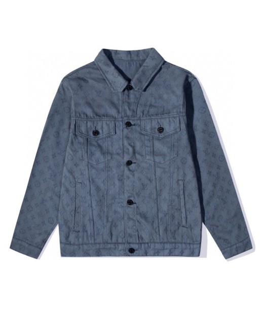 LOUIS-VUITTON veste en denim  Monogram destockage