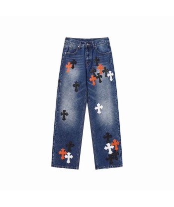 CHROME HEARTS pantalon baggy en jean JUSQU'A -70%! 