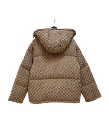 Gucci x The North Face Print Jacket Beiges solde