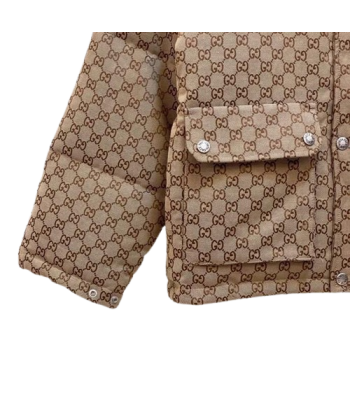 Gucci x The North Face Print Jacket Beiges solde