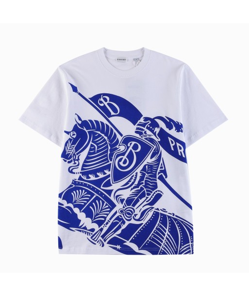 Burberryt-shirt en coton à motif Equestrian Knight offre 