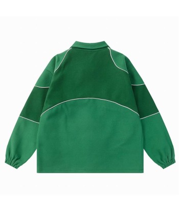 Louis-Vuitton Veste de coach en coton vert offre 