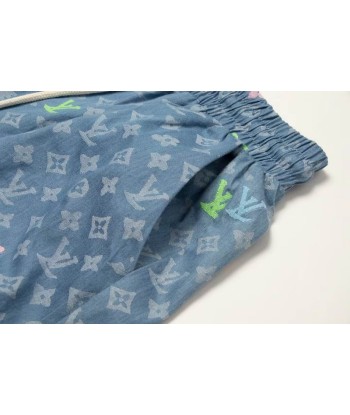 Louis-Vuitton Short imprimé Monogram en soie de l' environnement