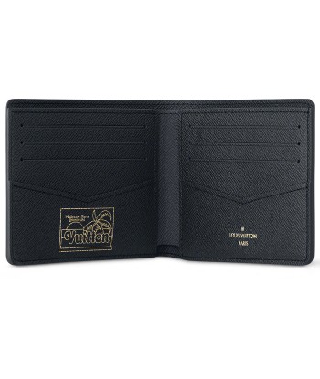 Louis Vuitton Portefeuille Slender Monogram Surfin' noir destockage