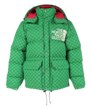 Gucci x The North Face Down Coat 'Green/Dark Green' de technologie