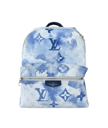 Louis Vuitton Sac à dos Discovery PM Monogram Aquarelle Bleu la colonne vertébrale