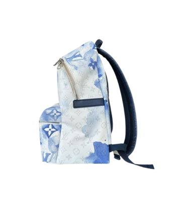 Louis Vuitton Sac à dos Discovery PM Monogram Aquarelle Bleu la colonne vertébrale