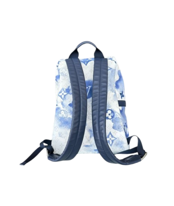 Louis Vuitton Sac à dos Discovery PM Monogram Aquarelle Bleu la colonne vertébrale