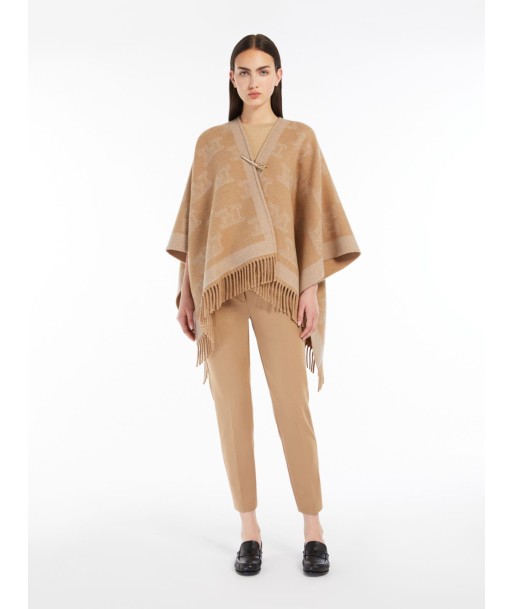 MAXMARA ACCESSORIPoncho en laine jacquard Paris Déstockage Promo