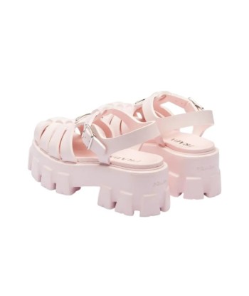 PRADA Monolith Foam Rubber 55mm Sandals Alabaster Pink la livraison gratuite