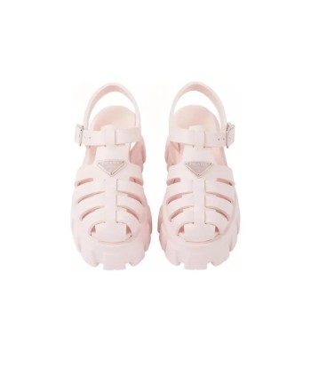 PRADA Monolith Foam Rubber 55mm Sandals Alabaster Pink la livraison gratuite