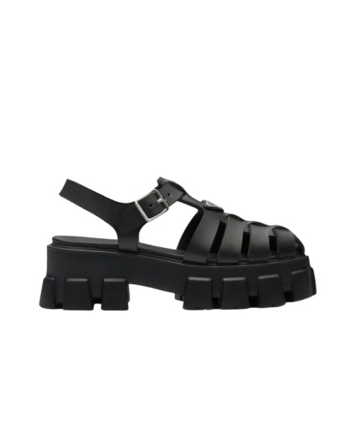 PRADA Monolith Foam Rubber 55mm Sandals Black Economisez 