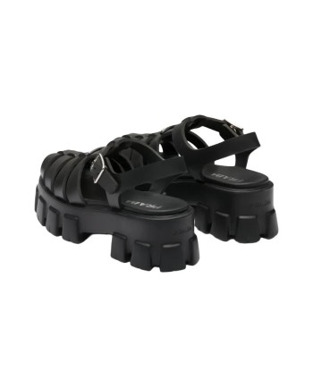 PRADA Monolith Foam Rubber 55mm Sandals Black Economisez 