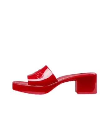 GUCCI Women's 60mm Slide Sandal 'Hibiscus Red' sur le site 