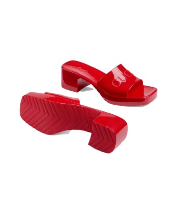 GUCCI Women's 60mm Slide Sandal 'Hibiscus Red' sur le site 